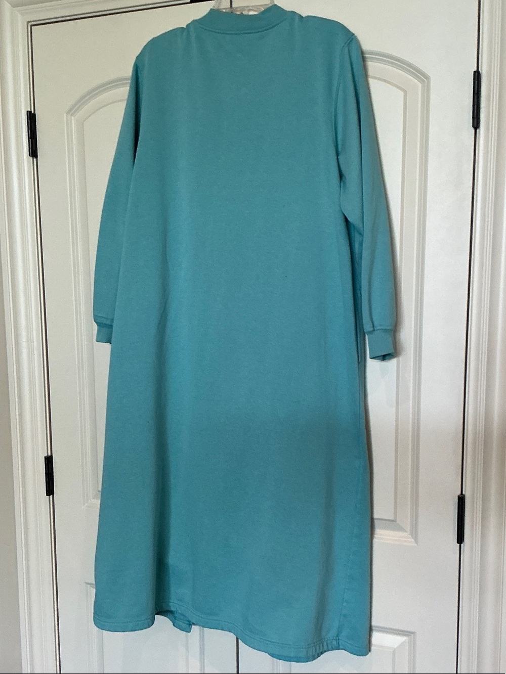 Blair Teal Snap-Front Maxi ROBE * S - Picture 4 of 7